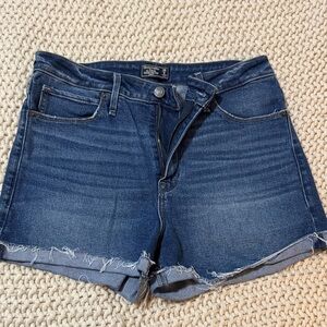 Abercrombie and Fitch Mid Blue high rise Jean Shorts